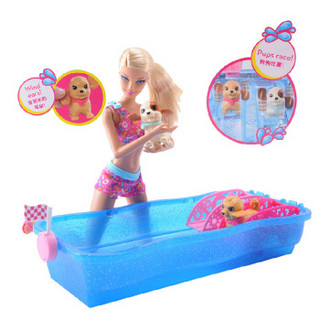 Barbie 芭比 X8404 芭比之狗狗游泳比赛