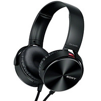 SONY 索尼 MDR-XB450BV CCN 耳罩式头戴式有线耳机 黑色 3.5mm