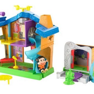 Fisher-Price 费雪 Julius Jr. Rock ‘n Playhouse Box 猴子摇滚剧场房子套装