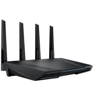 ASUS 华硕 RT-AC87U 2400M WiFi 5 家用路由器 黑色