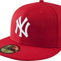 New Era MLB 美职棒 59FIFTY 纽约洋基队红白棒球帽