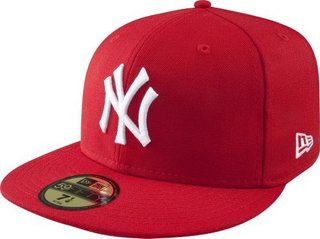 New Era MLB 美职棒 59FIFTY 纽约洋基队红白棒球帽