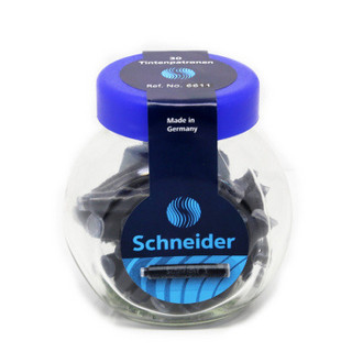 Schneider 施耐德钢笔 黑色 瓶装墨胆30支6701