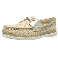 SPERRY TOP-SIDER  A/O Woven 女士真皮编织船鞋