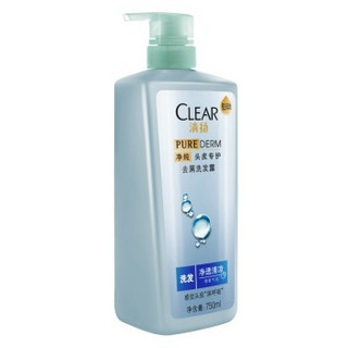 CLEAR 清扬 净纯 头皮专护 去屑洗发露 750ml