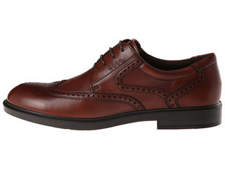 ecco 爱步 Atlanta Wing Tip Oxford 男款正装系带皮鞋