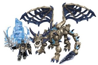 Mega Bloks 美家宝 91008 魔兽世界 Arthas & Sindragosa 巫妖王冰龙