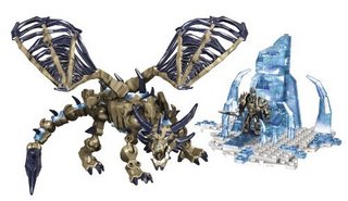 Mega Bloks 美家宝 91008 魔兽世界 Arthas & Sindragosa 巫妖王冰龙