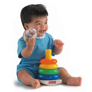 Fisher-Price 费雪 Brilliant Basics Rock-a-Stack 71050 叠叠彩虹塔