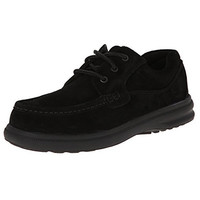 Hush Puppies 暇步士 Gus 男款真皮休闲鞋 Black US7