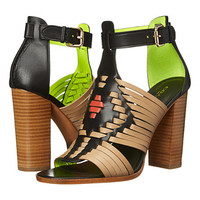 COACH 蔻驰 Lorrie 编织带高跟鞋