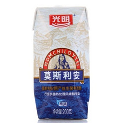 光明 莫斯利安 常温酸奶酸牛奶(原味)200g*12盒 *4件