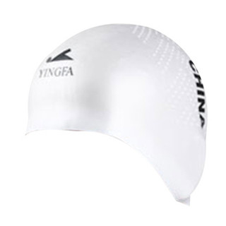  英发 YINGFA 无皱外颗粒硅胶泳帽 