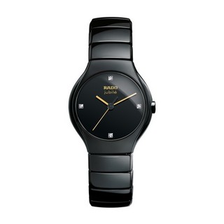 RADO 雷达 TRUE JUBILE R27655752 女士镶钻陶瓷腕表