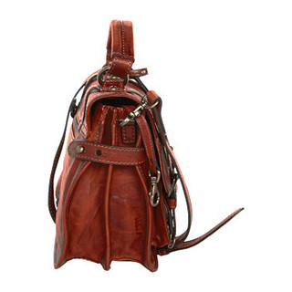 FRYE Cameron Small Satchel 女款真皮斜挎包 Burnt Red