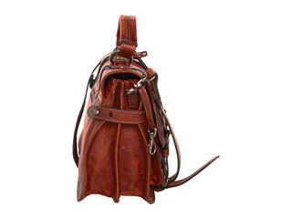 FRYE Cameron Small Satchel 女款真皮斜挎包 Burnt Red