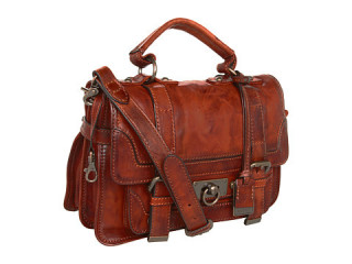FRYE Cameron Small Satchel 女款真皮斜挎包 Burnt Red