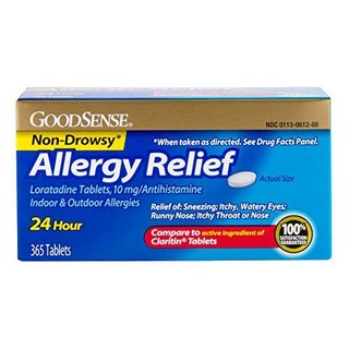 Good Sense Allergy Relief 缓解过敏 氯雷他定片（非处方药 10mg*365片）