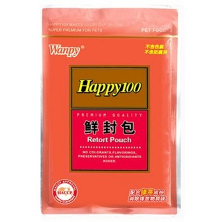 Wanpy 顽皮 Happy100系列 犬用鸡肉&奶酪鲜封包 （80g*15袋）