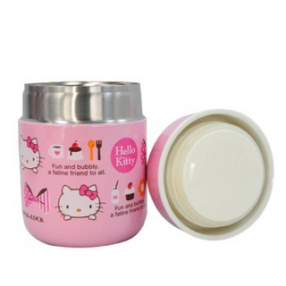 LOCK&LOCK 乐扣乐扣 HELLO KITTY系列 HKT325P 蝴蝶结不锈钢保温杯 250ml