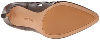 Nine West 玖熙 Darenne 女款真皮高跟踝靴 棕色