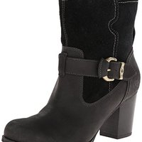 Timberland 添柏岚 Rudston 女士真皮防水短靴