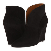 Nine West 玖熙 Darbie 女士真皮坡跟短靴