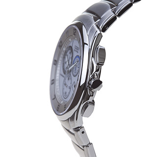 CITIZEN 西铁城 光动能腕表系列 AT0690-55A 男士光动能手表 41mm 白盘 银色不锈钢表带 圆形