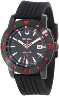 BULOVA  宝路华 MARINE STAR 98B164 男款腕表 44mm 黑色 黑色 橡胶
