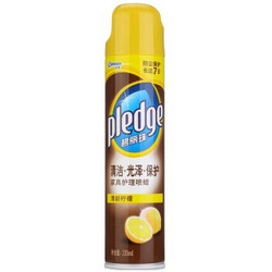 pledge 碧丽珠 家具护理喷蜡 柠檬330ml