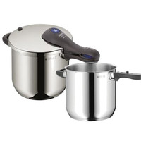 WMF 完美福 Perfect Plus系列 0793909300 不锈钢压力锅套装 4.2L+8L