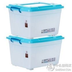 Citylong 禧天龙 滑轮收纳箱 58L*2个