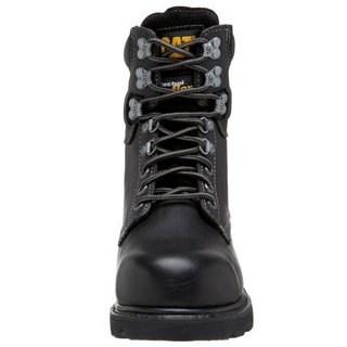 CAT 卡特彼勒 Indiana Steel Toe Boot 8英寸 男士工装靴 Black 7