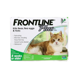 FRONTLINE 福来恩 猫咪体外驱虫滴剂 加强版 3支/盒
