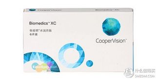 CooperVision 库博 依视明 Biomedics XC水润月抛 隐形眼镜 6片装