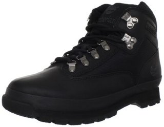 Timberland 添柏岚 Euro 男士短靴 Black Smooth 7 W US