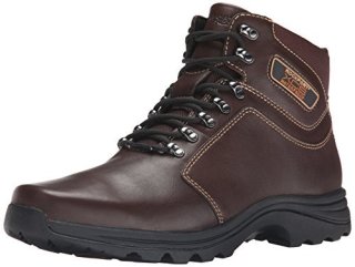 ROCKPORT 乐步 Elkhart 男士雪地靴 深褐色/黑色 10.5