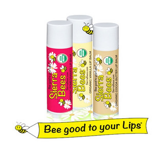 Sierra Bees Organic Lip Balms 有机唇膏 3支装