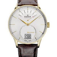 EDOX 依度 Les Vauberts系列 Day Retrograde 34005-37JA-AID 男款计时腕表