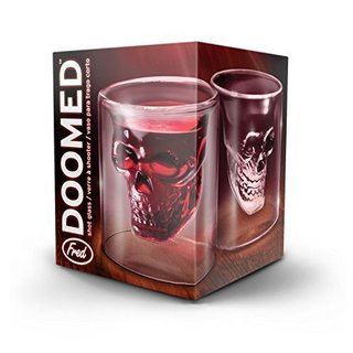 Fred&Friends DOOMED Crystal Skull Shotglass 骷髅头烈酒杯