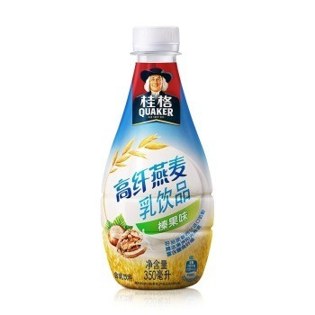 北京山东山西移动端：QUAKER 桂格 高纤燕麦乳 榛果味 350ML