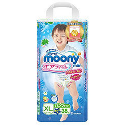 moony 尤妮佳 男婴用拉拉裤 XL38片 *4件