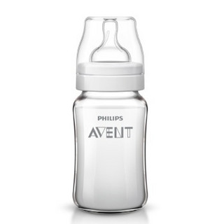 PHILIPS 飞利浦 AVENT 新安怡 SCF647/57 经典系列 宽口径玻璃奶瓶套装（240ml+150ml）