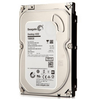 SEAGATE 希捷 Desktop HDD系列 3.5英寸台式机硬盘 1TB 64MB(7200rpm、PMR)ST1000DM003