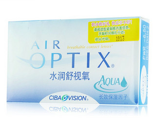 CIBA Vision 视康 水润舒视氧 隐形近视眼镜月抛3片