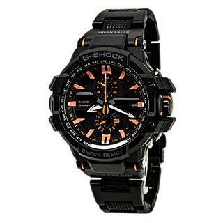 CASIO 卡西欧 G-SHOCK系列 GWA1000FC-1A4 男士太阳能手表 52mm 黑盘 黑色树脂带 圆形