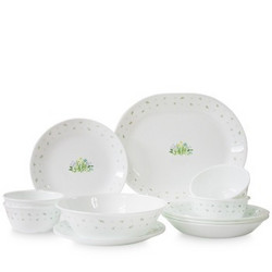 CORELLE 康宁餐具 12-HC/M/CN 12头 香草城市 玻璃餐具组 