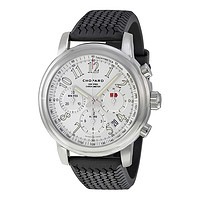 Chopard 萧邦 Classic Racing系列 Mille Miglia 168511-3015 男款机械表 42mm 银色 不锈钢 黑色 橡胶