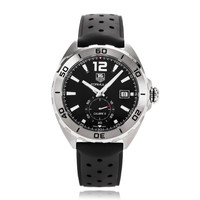 TAG Heuer 泰格豪雅 Formular1系列 WAZ2110.FT8023 男士机械手表 41mm 黑盘 黑色橡胶带 圆形