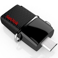 SanDisk 闪迪 SDDD2-064G-Z46 U盘 64GB USB3.0+MicroUSB 黑色